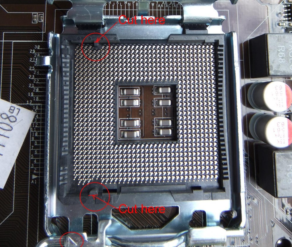 BIOS microcode for LGA 775 motherboard to support 771 Intel xeon Core 2 Quad cpu