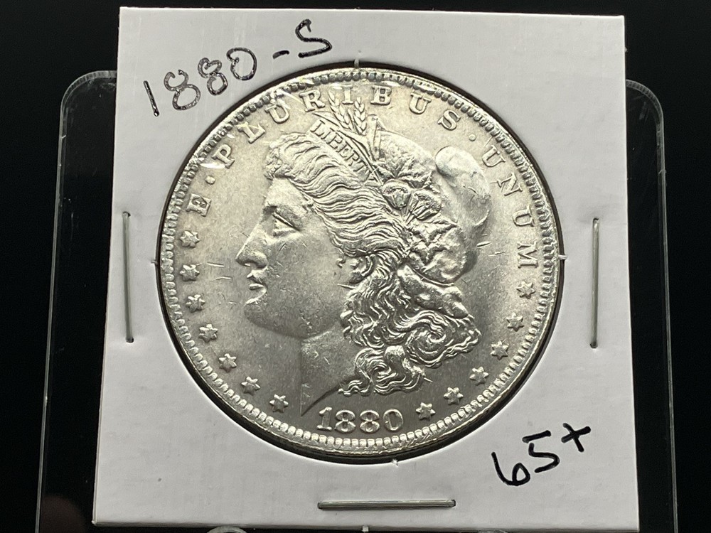 1880 S morgan silver dollar