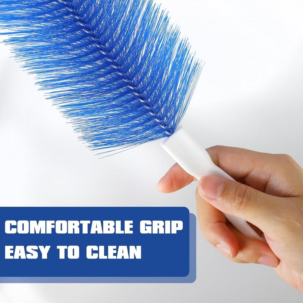 3-Pack Fan Cleaning Brush with Bendable Microfiber Dust Cleaning Brush Tool