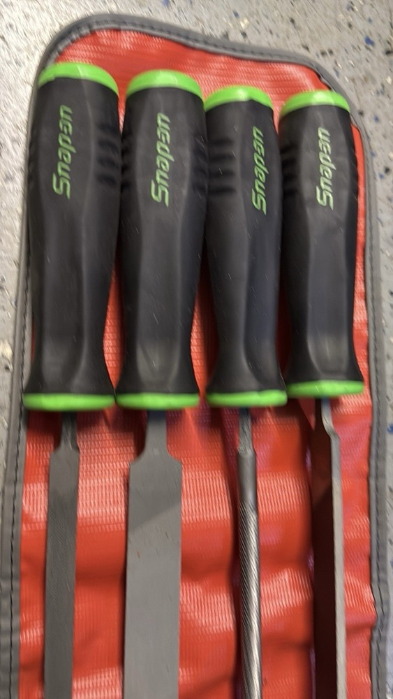 Snap-on 4 Piece File Set. SGHBF500G