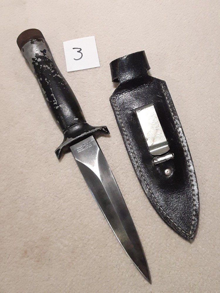 Explorer Night Raider Boot Dagger Fixed Blade Knife W Leather Sheath 3