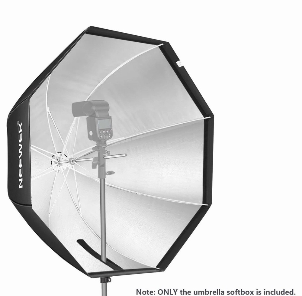 NEEWER 32"Octagonal Umbrella Softbox for Speedlite / Studio Flash