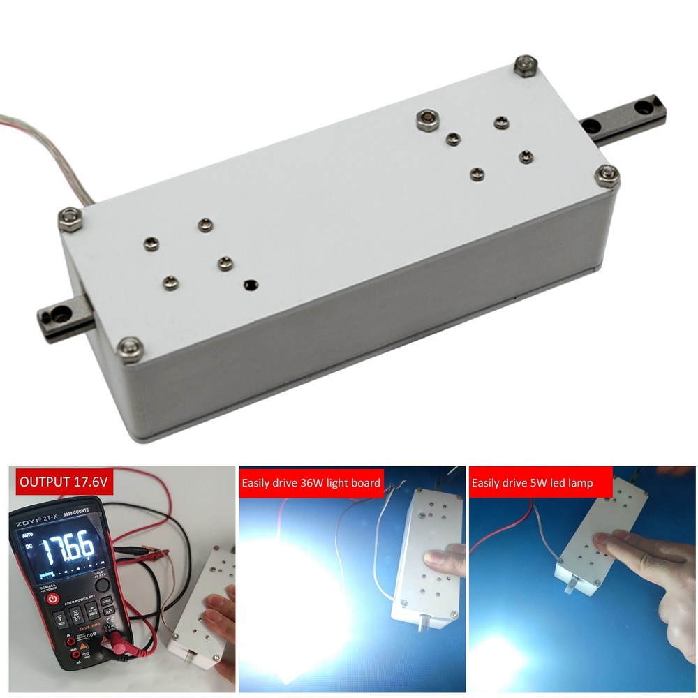 Reciprocating Linear Permanent Magnet Alternator Generator Low/High Frequency