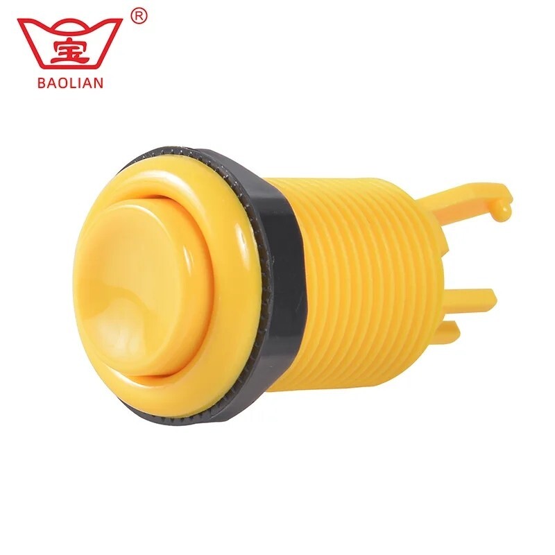 8X Baolian 28 mm American Style Push Button Arcade Button Kit Microswitch