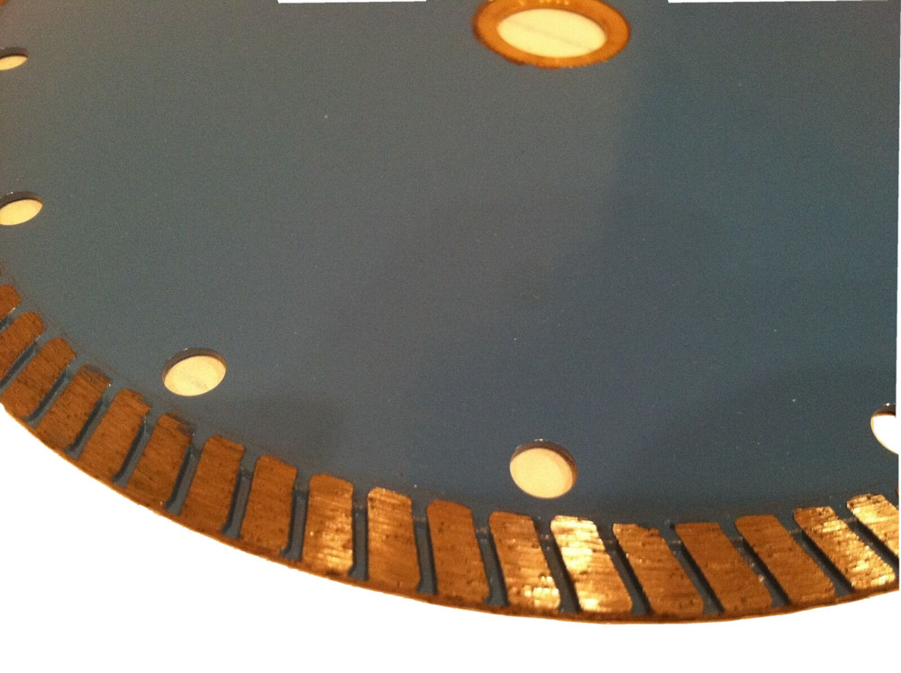 7" Turbo Diamond Blades General Purpose Cutting Concrete, Bricks, Stone