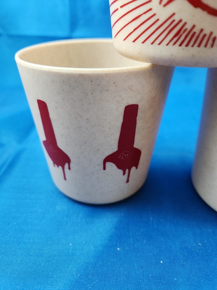 Maker’s Mark Bourbon Whisky Wheated plastic Rocks cups 4 Different Styles