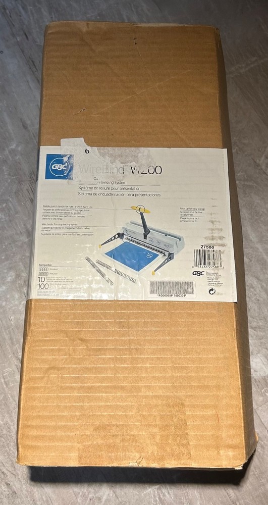 Wirebind W200 Presentation Binding System GBC - NOS Open Box