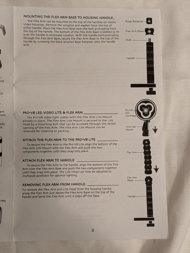 Ikelite 6320 Pro V8 LED Video Lite