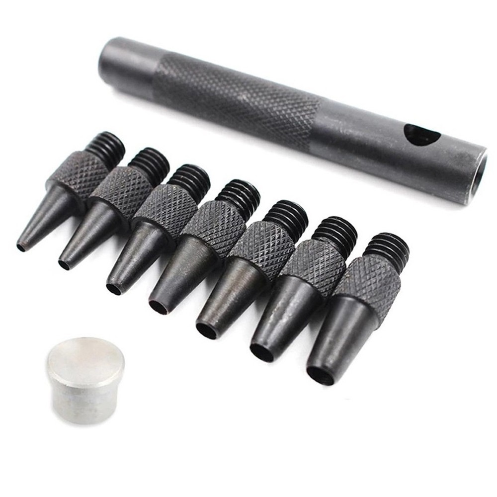 Craft Tool for Leather Replaceable Hole Puncher with Hollow Chisel Design