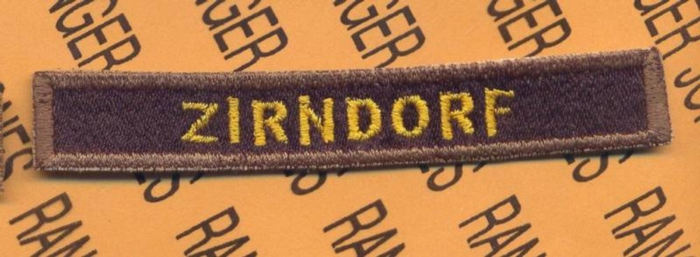 1st Armored Div ZIRNDORF Armor Tank TAB patch