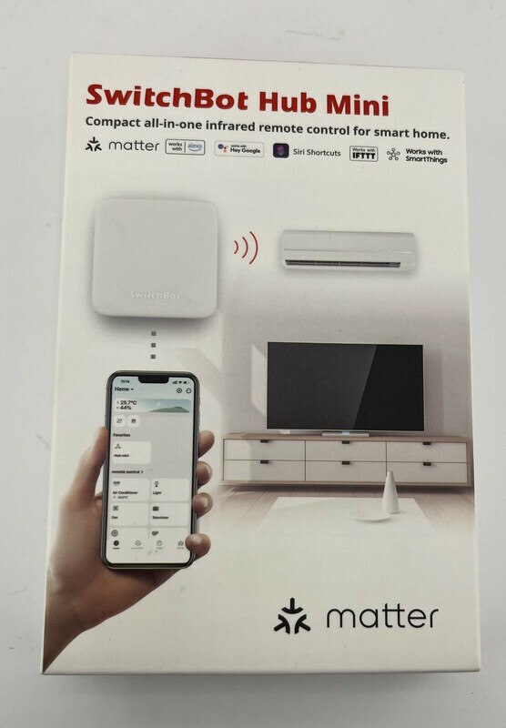 SWITCHBOT HUB MINI W0202203 COMPACT INFRARED REMOTE CONTROL FOR SMART HOME