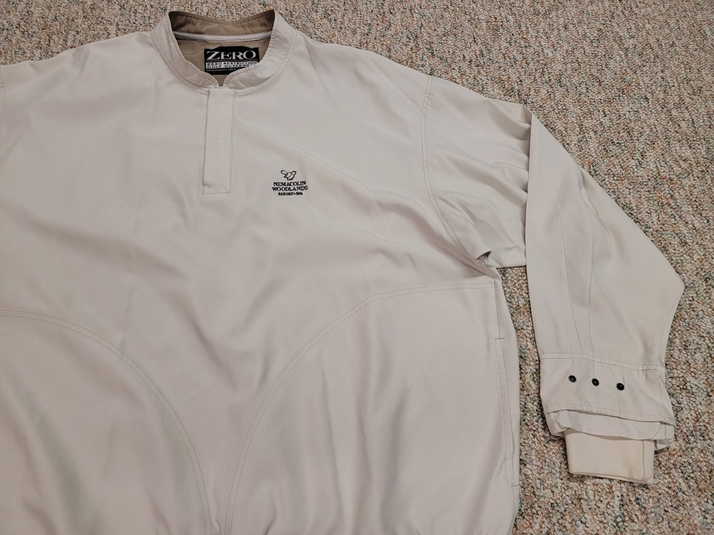 Zero Restriction Golf Pullover Mens 2XL Nemacolin Woodlands Resort Windshirt