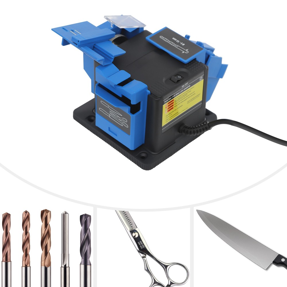 Multifunctional Electric Drill Bit Sharpener Bench Mounting Sharpening New