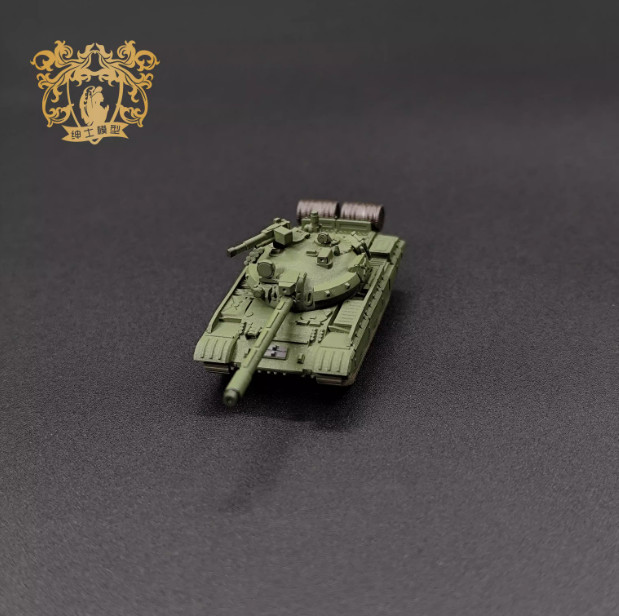 3D Printed 1/144 Soviet T-55 AM1-AM2 Medium Tank Uncolored Mode