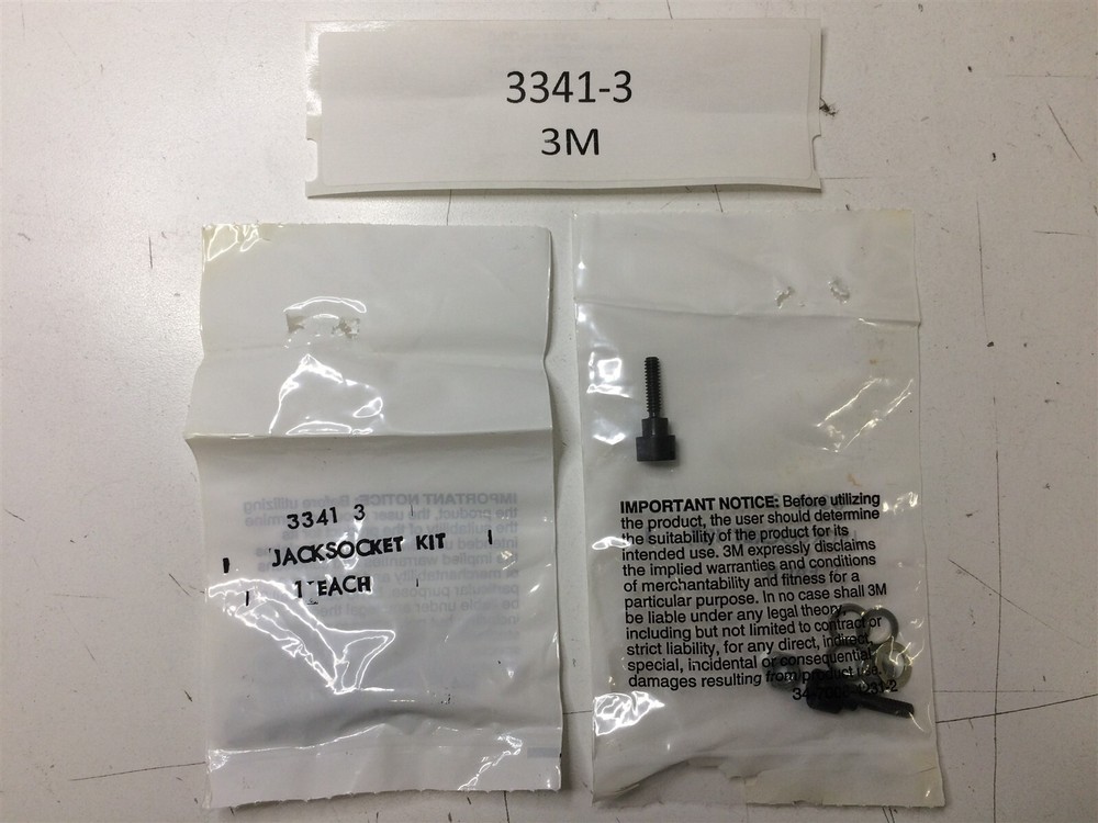 3341-3 3M CONN ACCESSORIES SCREW SOCKET KIT 5 PIECES