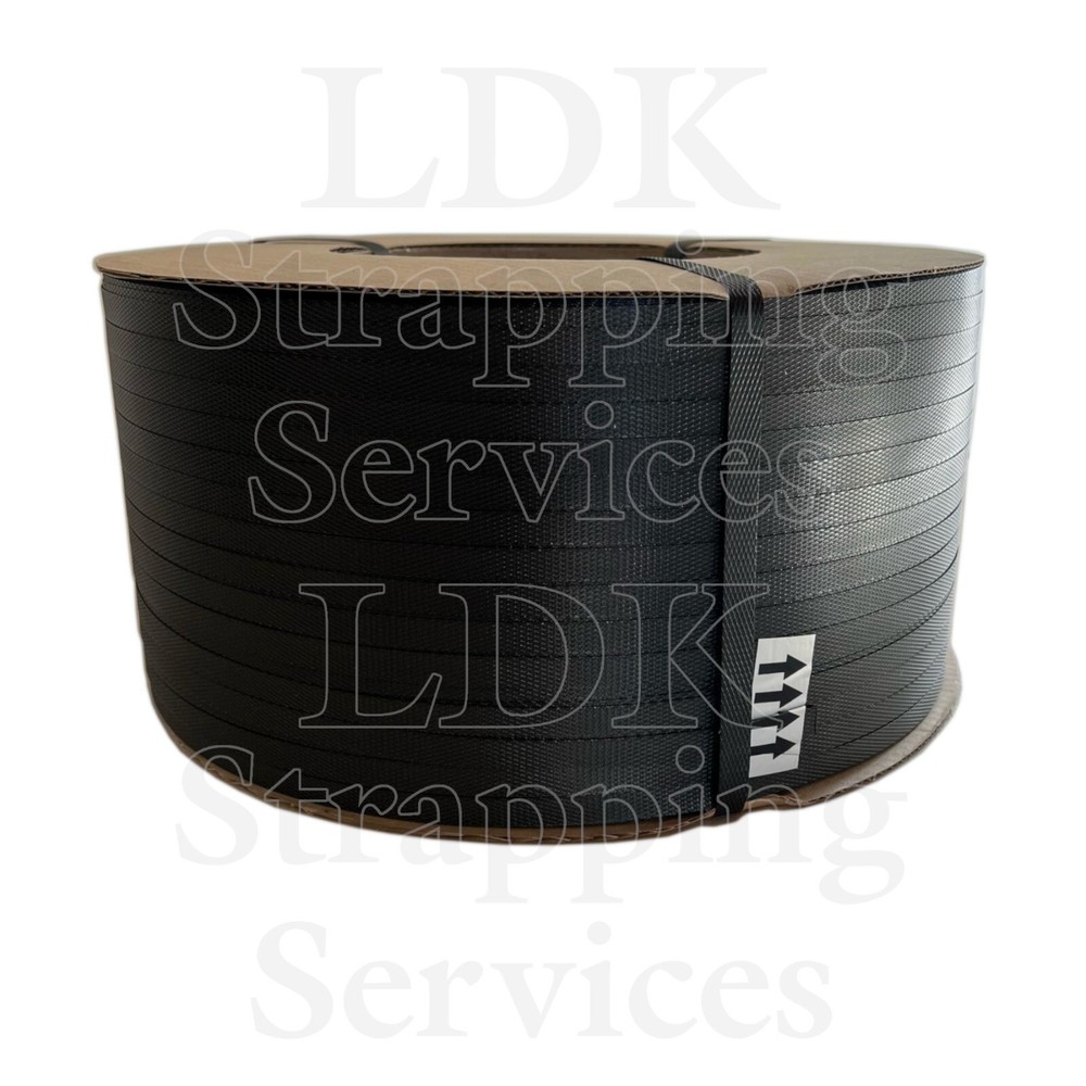 Poly Plastic Strapping / 7200 ft Length / 1/2" Width / 350 lbs Break Strength