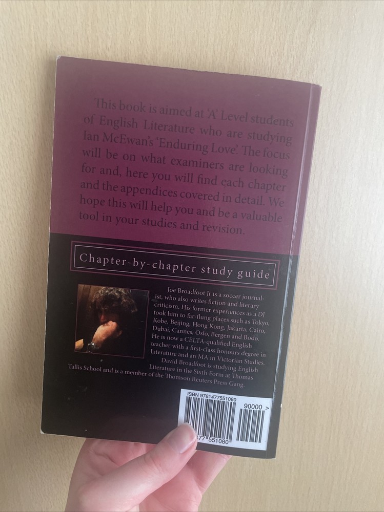 Enduring Love Revision Guide A-Level