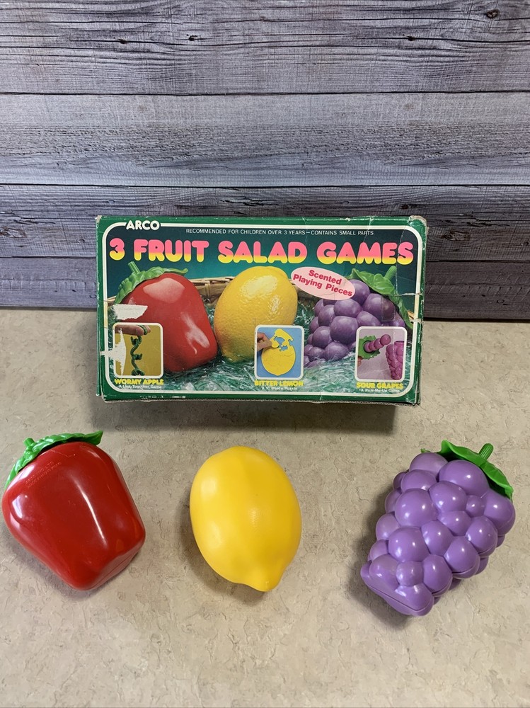 Vintage ARCO 3 FRUIT SALAD GAMES RARE