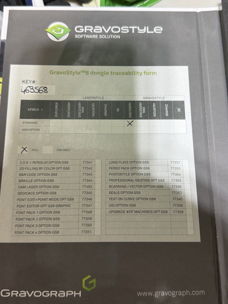 Gravograph / Gravotech M20 Desktop Rotary Engraving Machine w/ Software