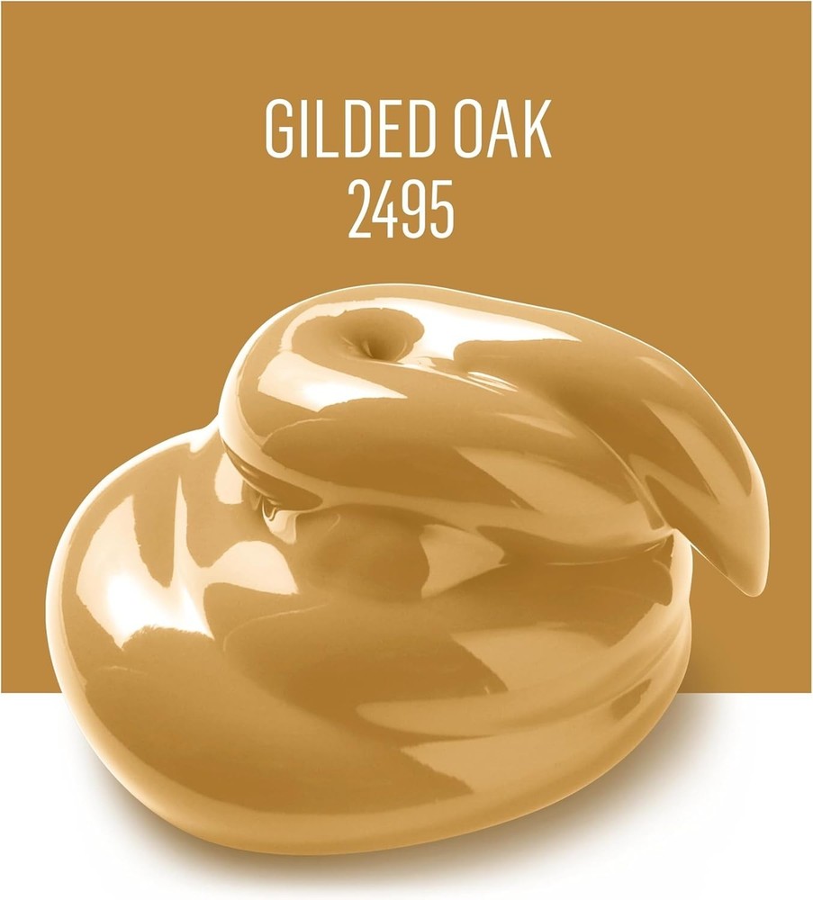 2oz FolkArt Gilded Oak Acrylic Paint – Exceptional Coverage for Every Project