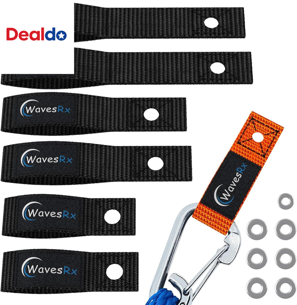 Soft Loops Jet Ski Cleats | Secure Loop Straps for Attaching Docking Bumpers, Fe