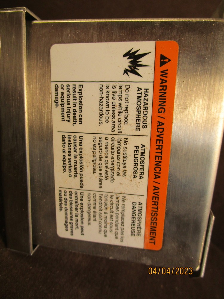 Stainless Steel On/Off Selector Switch Box NOS