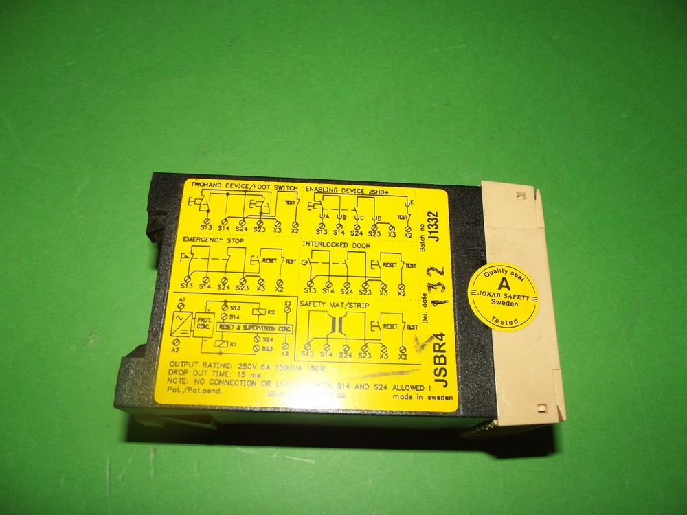 JOKAB SAFETY JSBR4 Safety Relay