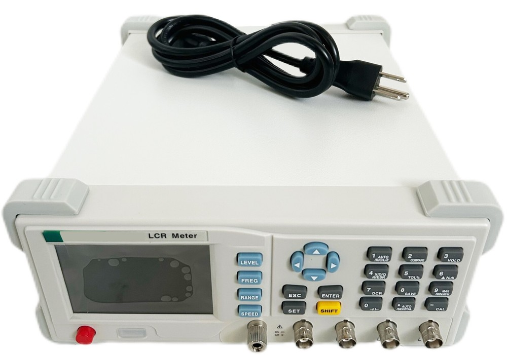 Benchtop LCR Meter Digital Bridge Communication USB Device RS232 Handle 100kHz