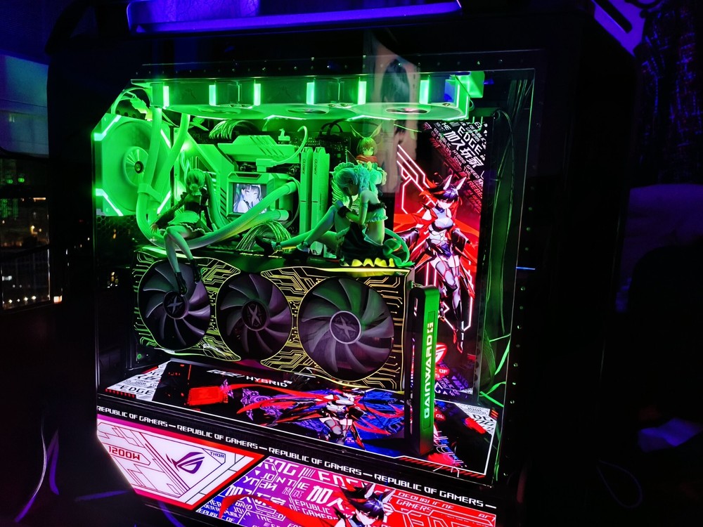 Custom Picture Gaming PC Case GPU Backplate ARGB GPU Backplate GPU Side Panel