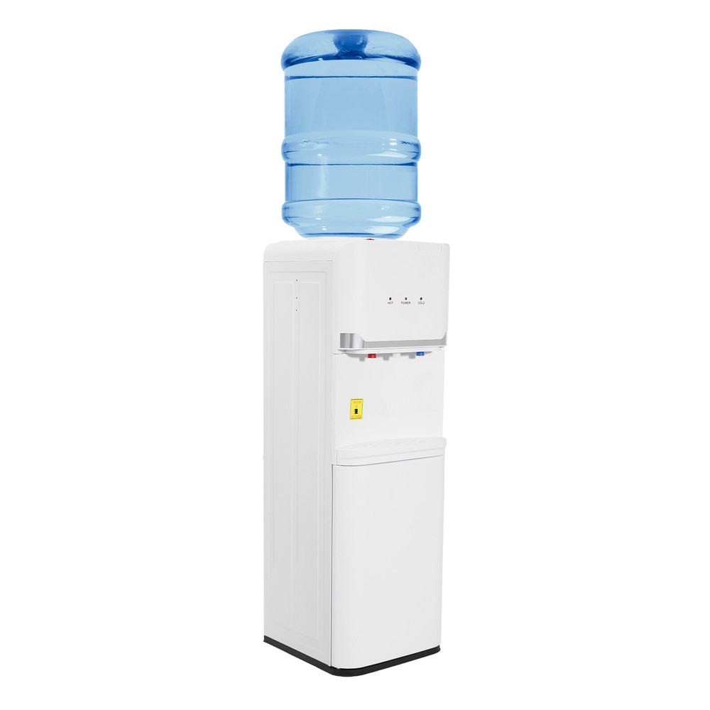 Hot&Cold&Warm Water Cooler Top Loading Water Dispenser – White, Holds 5 Gallon
