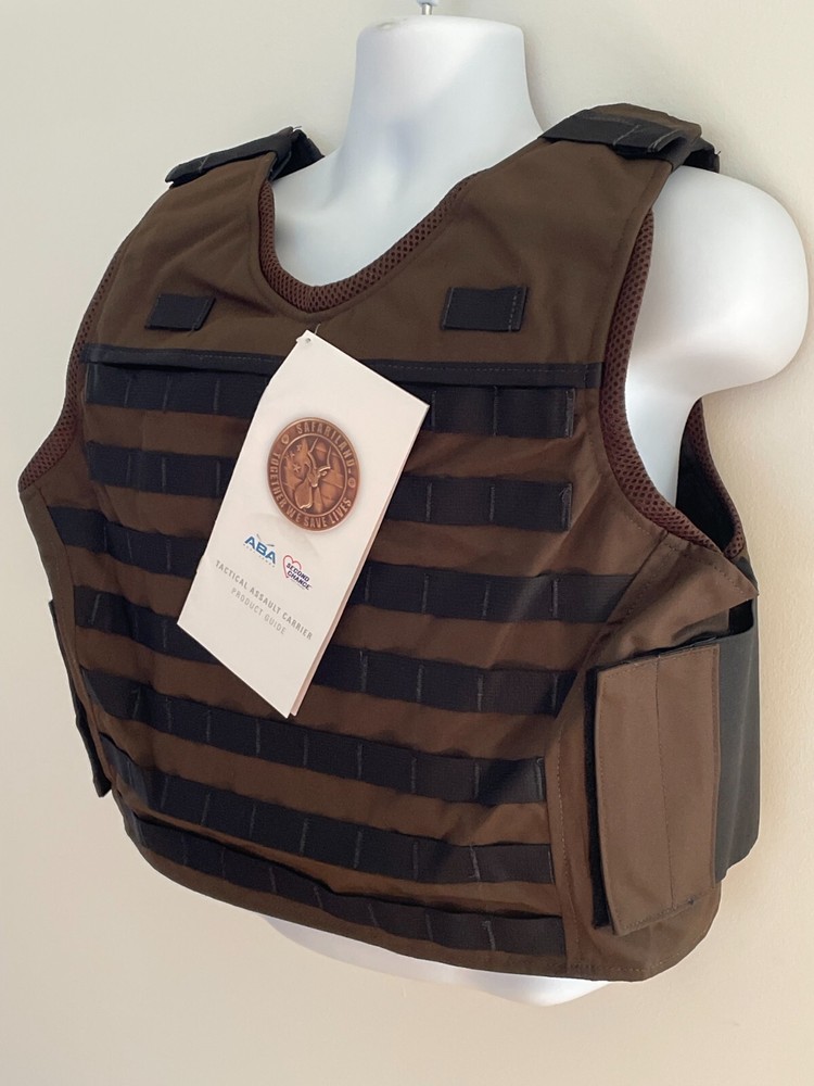 SECOND CHANCE Standard Tactical Armor Carrier Side OpenS/M 2016-2015 Brown Molle