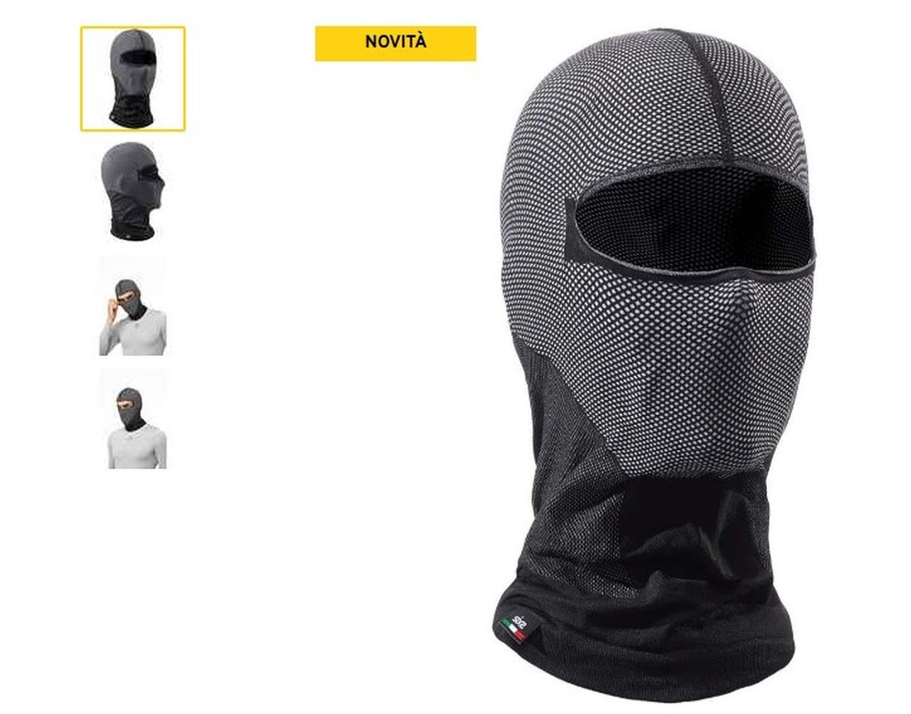 Full Face Mask 4 Seasons Sixs Cod.Dbx_V2 Black Carbon