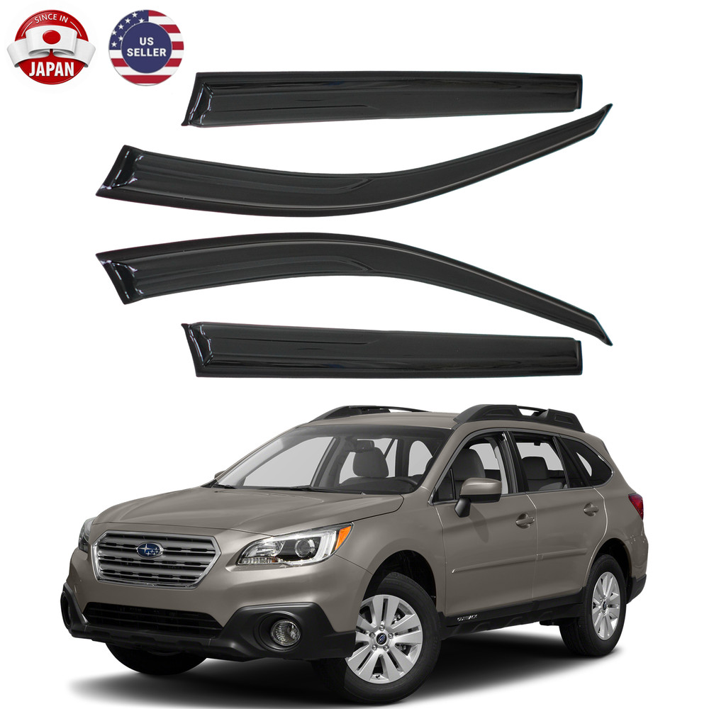 4X For Subaru Outback 2010-2014 Window Visors Rain Guards Deflector US