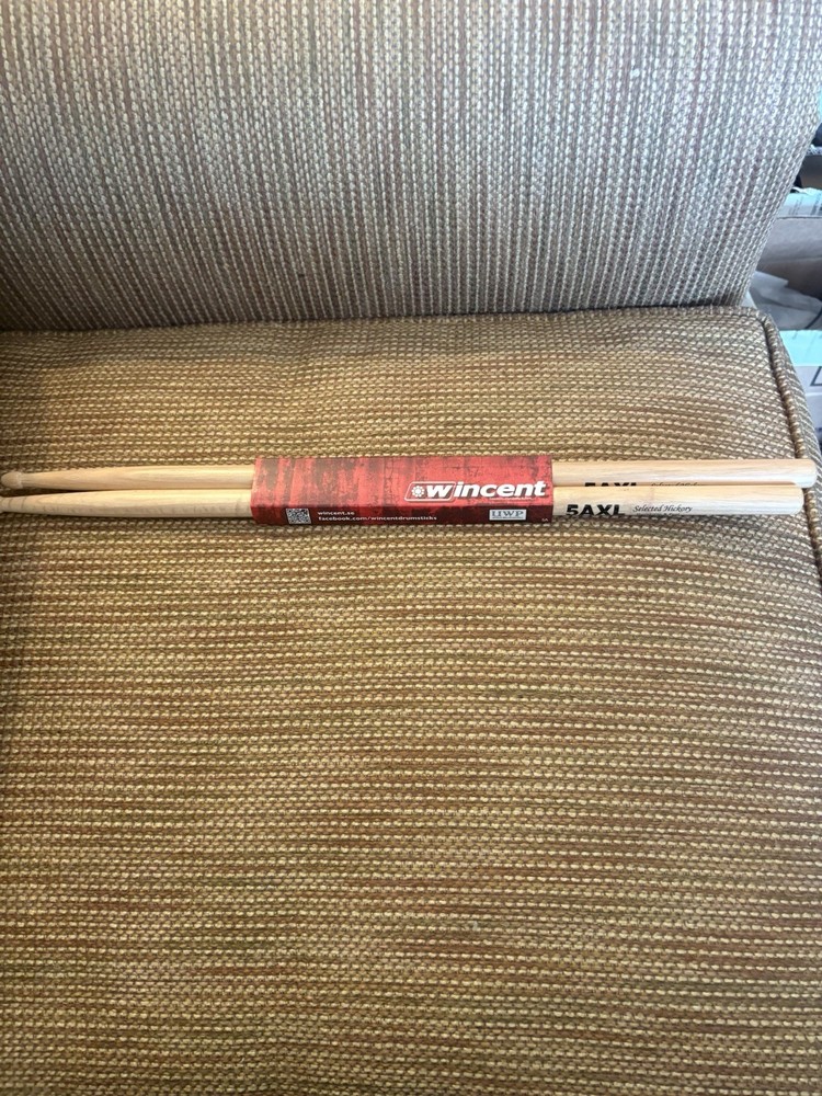 Wincent 5AXL Selected Hickory Drum Sticks (Acorn Tip)