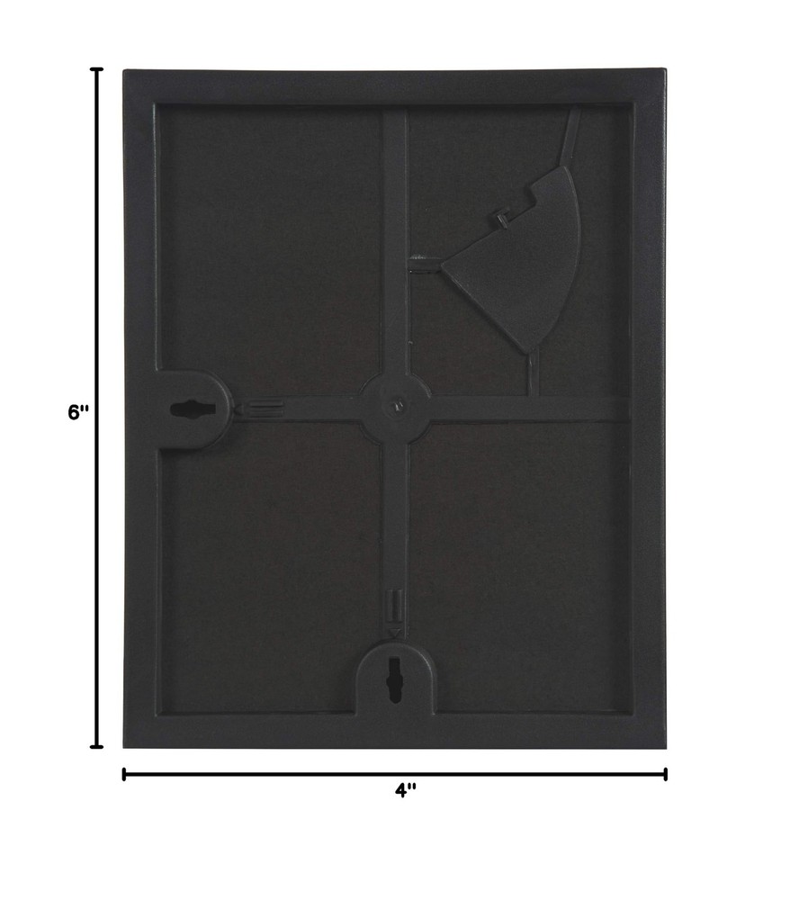Snap - 4"x6" Black Front Loading - Narrow Wall Photo Frame - Perfect for Show...