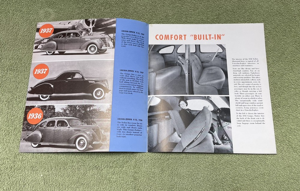 1938 Lincoln Zephyr Car Add