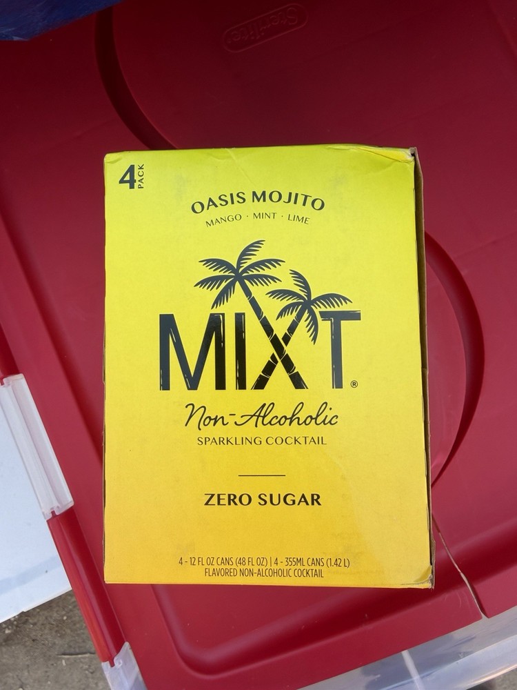 4 pack MIXT NON alcoholic Sparkling Cocktail Zero Sugar