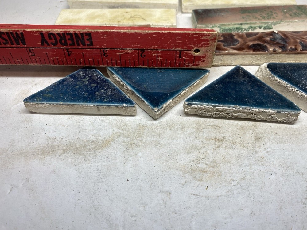 Vintage 11 Piece Ceramic Tile Crafting Lot