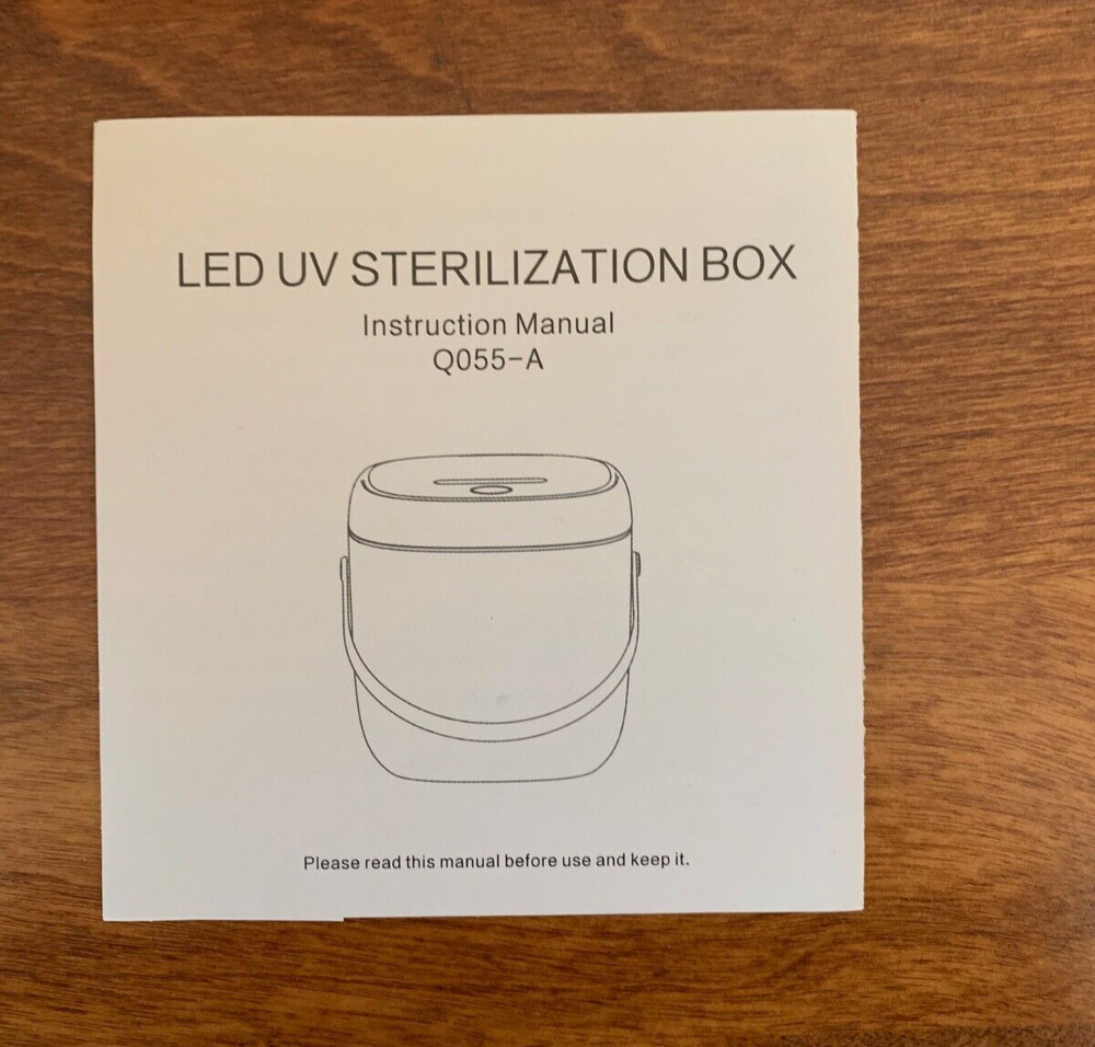LED UV Sterilization Portable Box - White