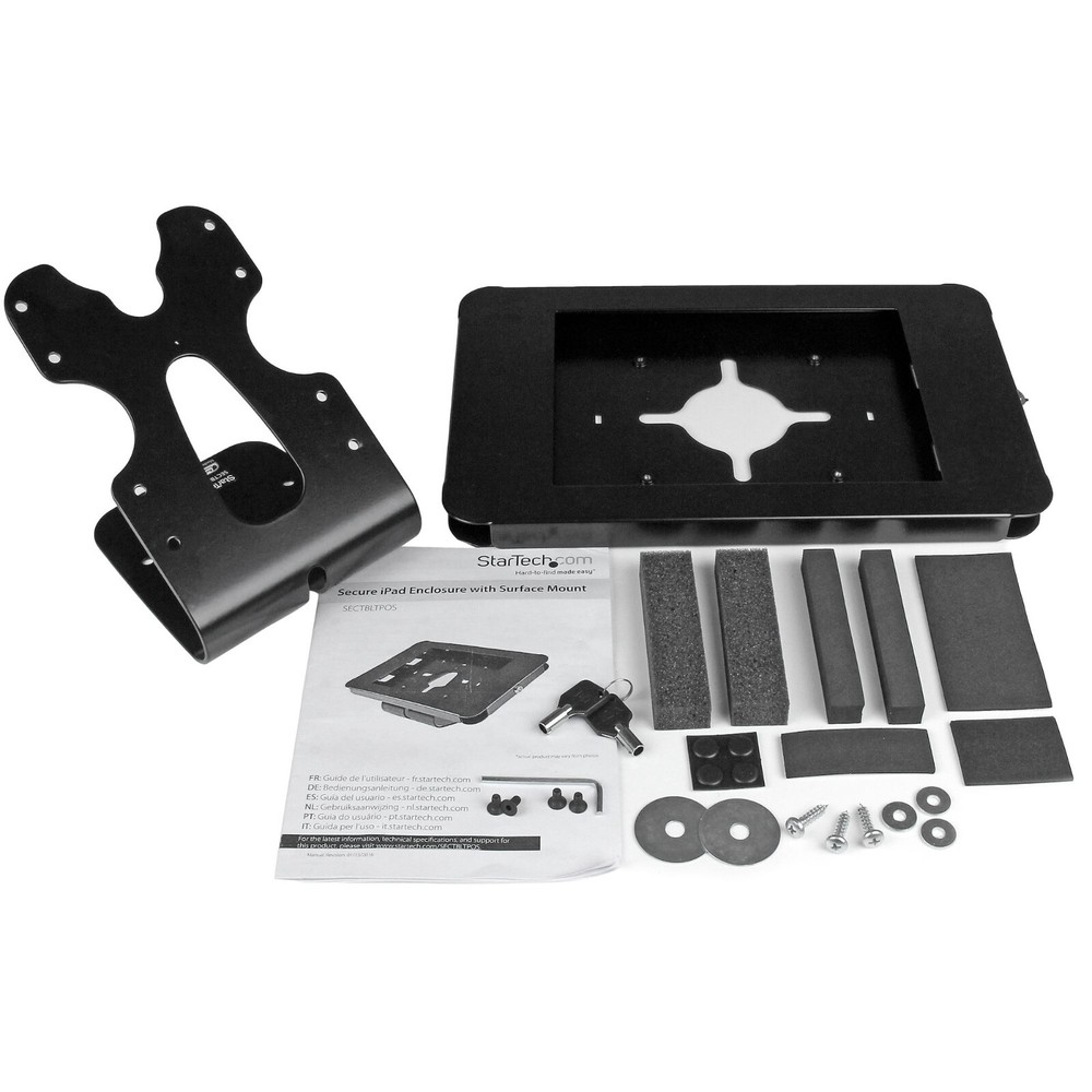 Startech SECTBLTPOS TAA Desk/Wall Mountable Lockable Secure Tablet ipad Stand