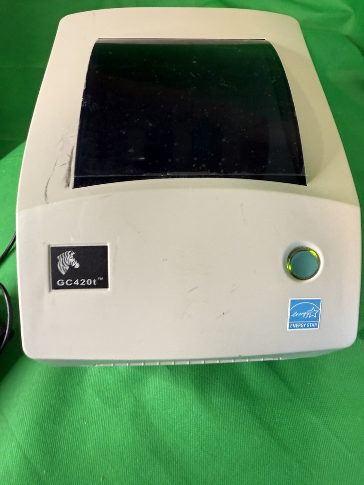 Zebra GC420t Printer Open As Is See Photos