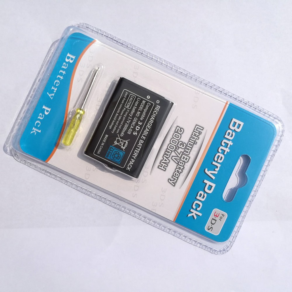 2Pack Rechargeable Battery for Nintendo 3DS, 2DS, Wii U Pro Controller