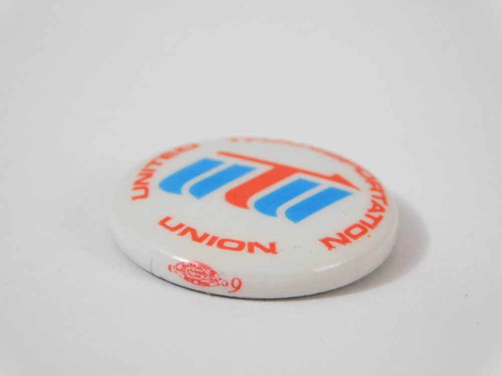 1 United Transportation Union Small Hat Jacket Coat Accessory Button Pin