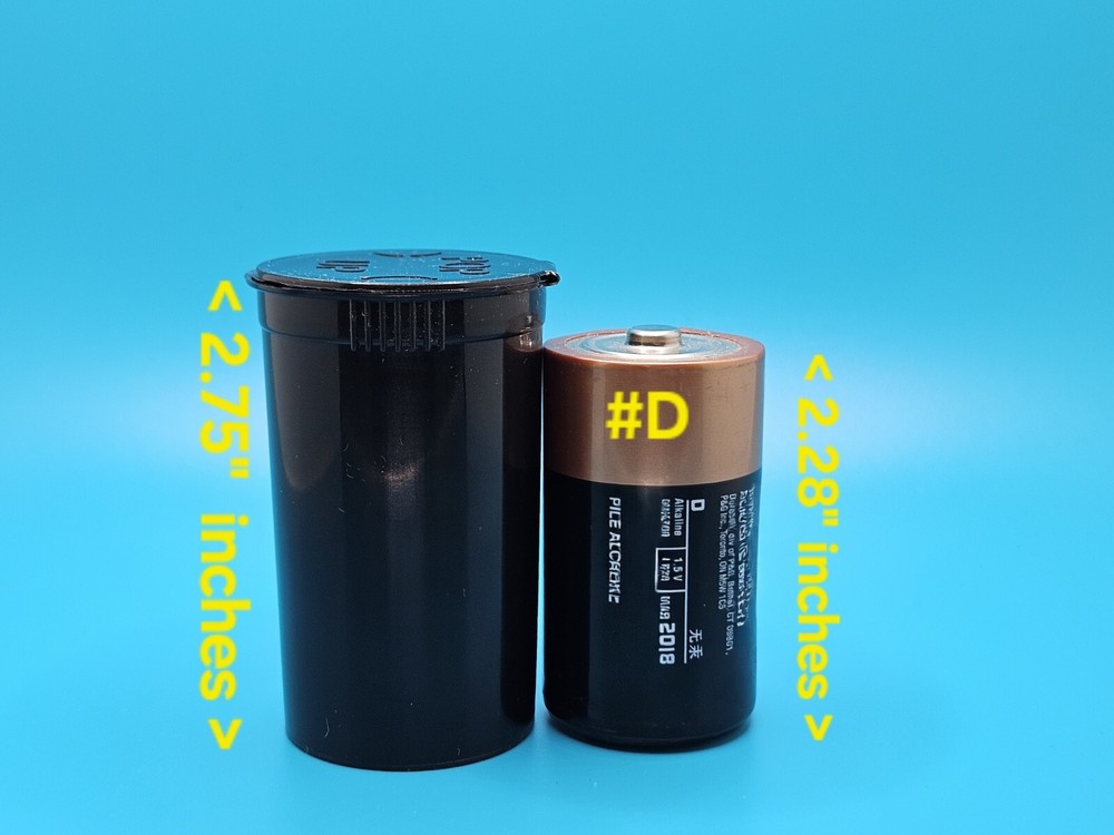 (8PCS)BLACK 19 DRAM POP TOP SQUEEZE BOTTLE