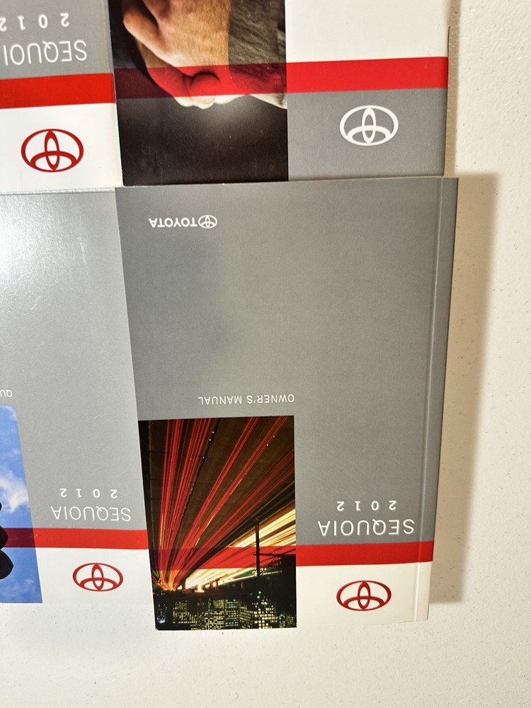 Toyota Sequoia 2012 Owner's Manual Set