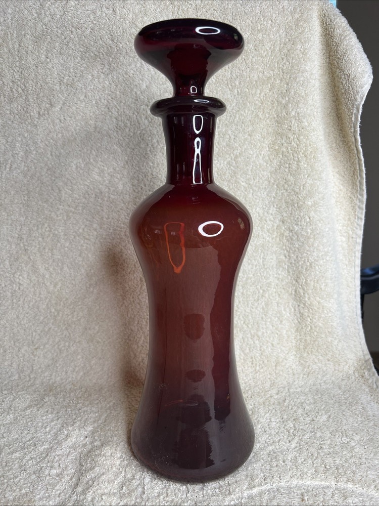 RARE Imported Empoli Wayne Husted ??Design Flat-Top Decanter
