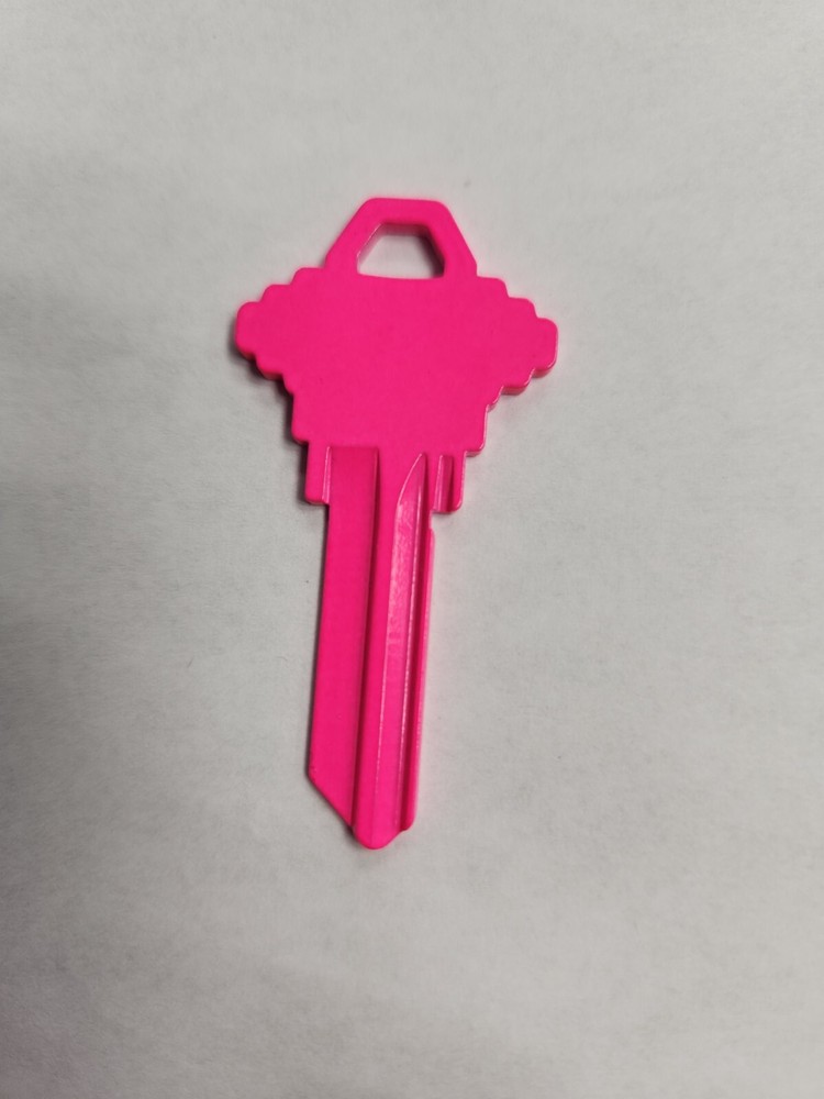 NEON PINK COLORED SCHLAGE SC1 KEYBLANK