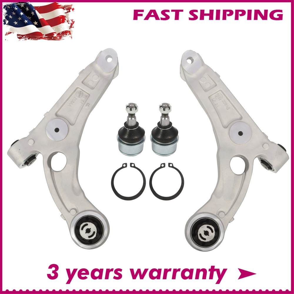 Front Left Right Lower Control Arms Ball Joints Kit for 2014-2018 Jeep Cherokee