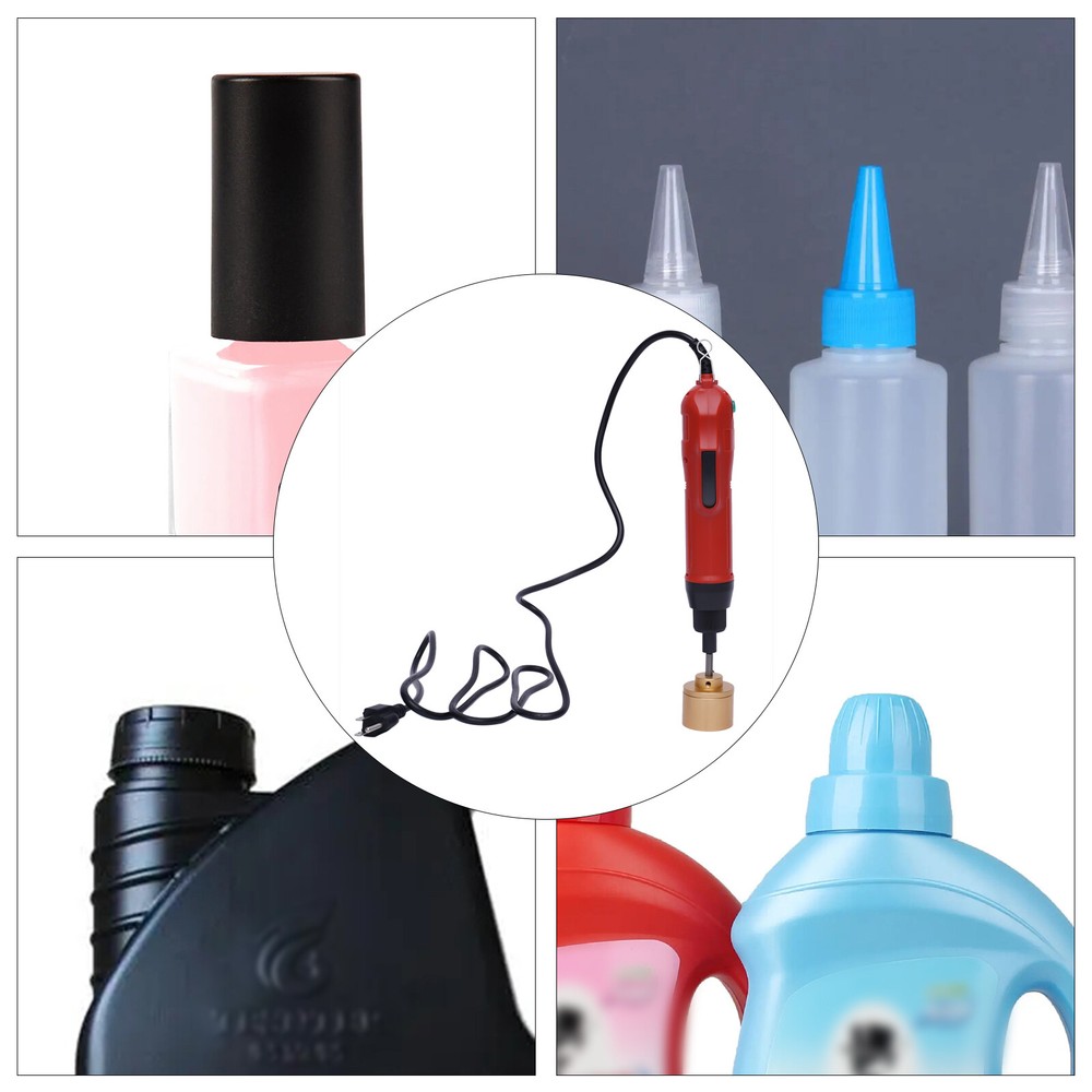 Electric Handheld Bottle Capping Machine Screw Capper Sealing Sealer Tool