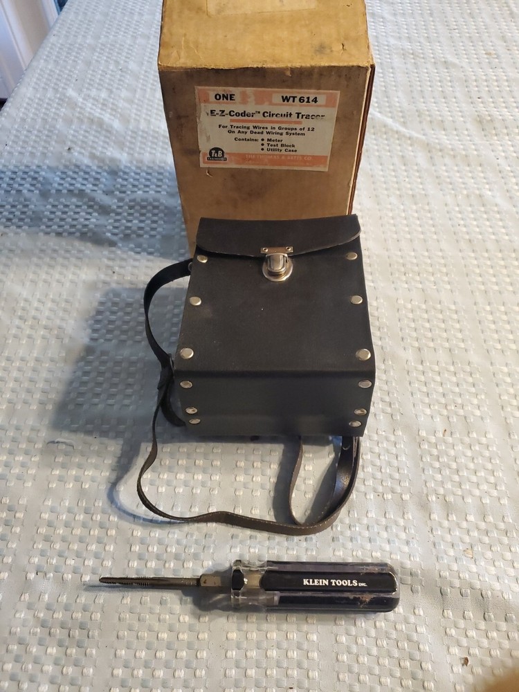 Nos T&b Thomas Betts EZ Coder Circuit Tracer WT-617 Klein 627-20 Tools Tool Usa